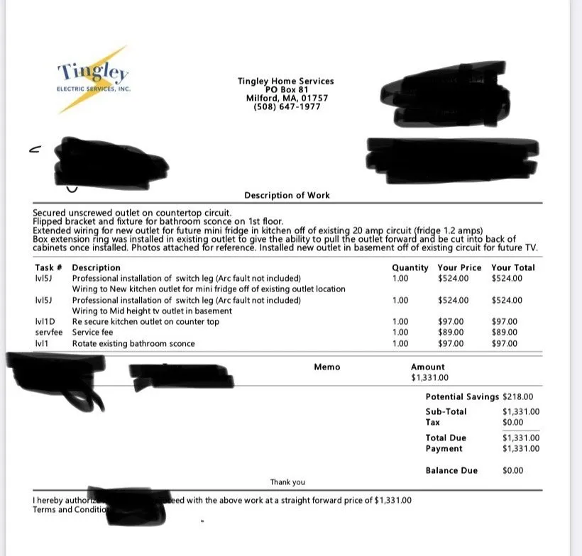 Slide of Tingley Home Services