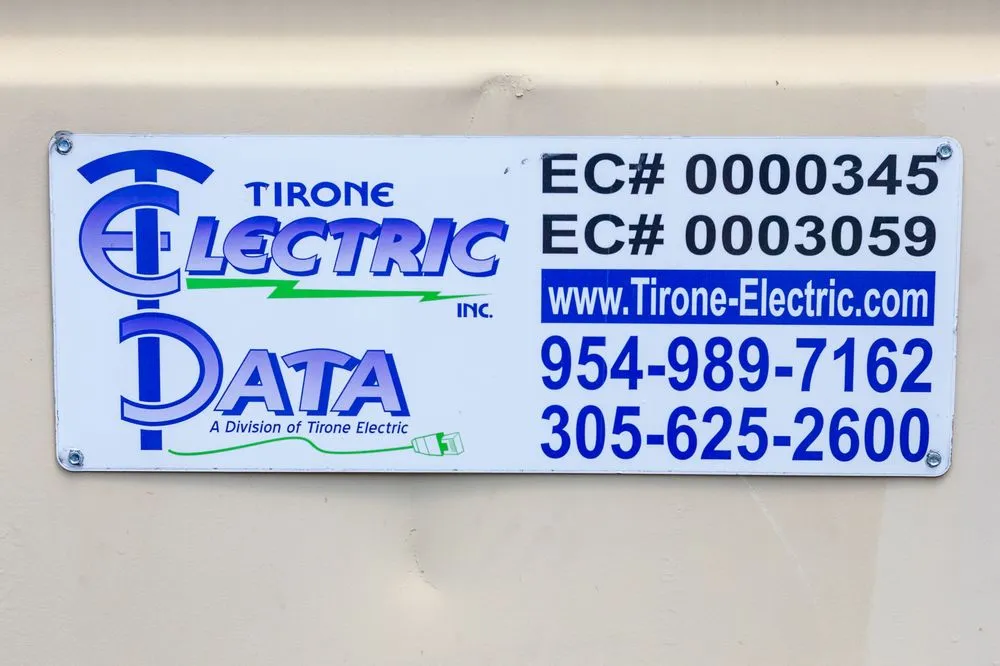 Slide of Tirone Electric & Data