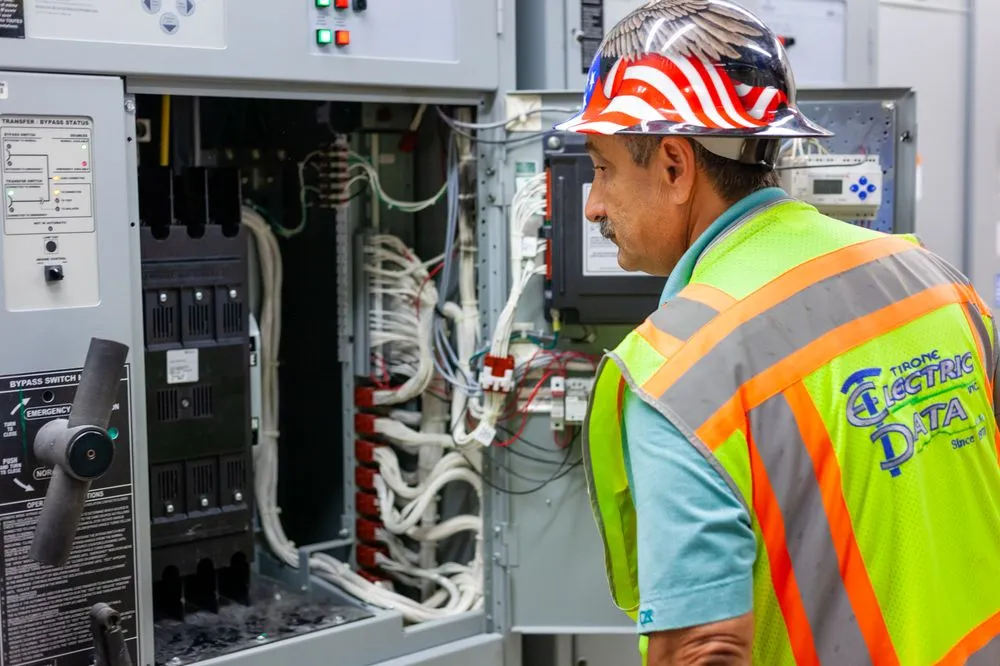 Slide of Tirone Electric & Data