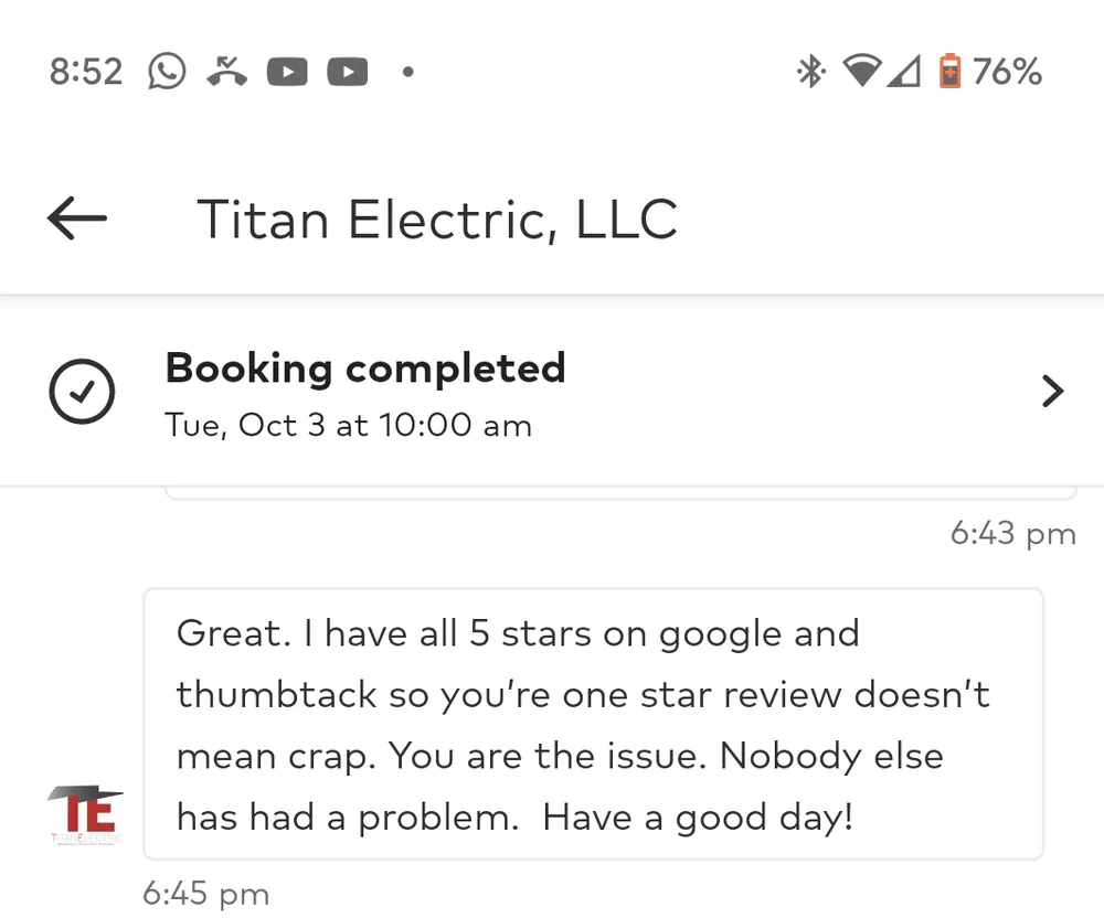 Slide of Titan Electric