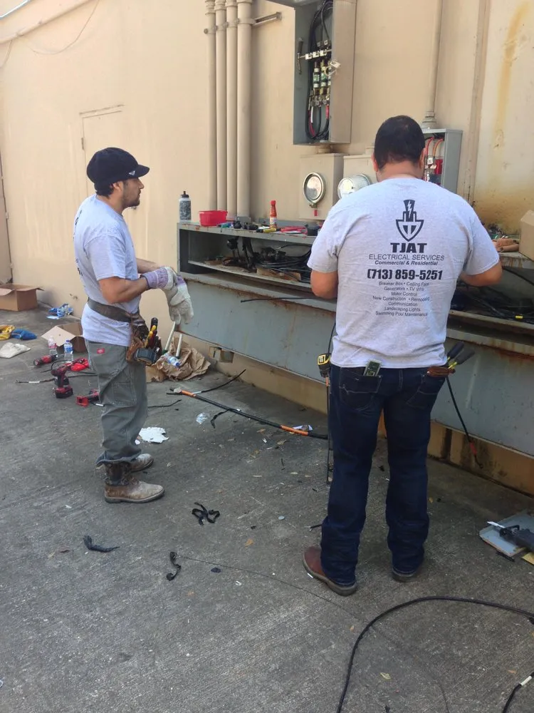 Slide of TJAT Electrical services