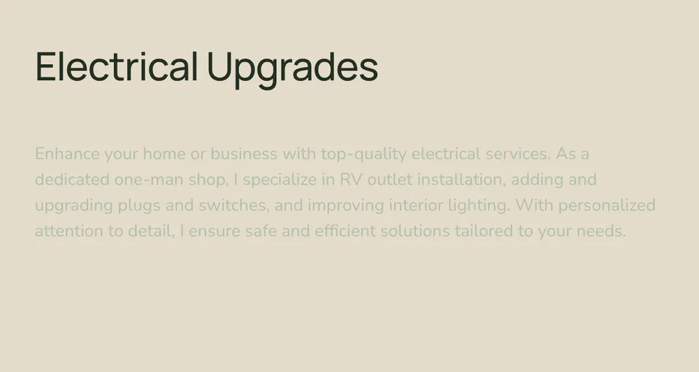 Slide of Todd's Electrical & Technology Services