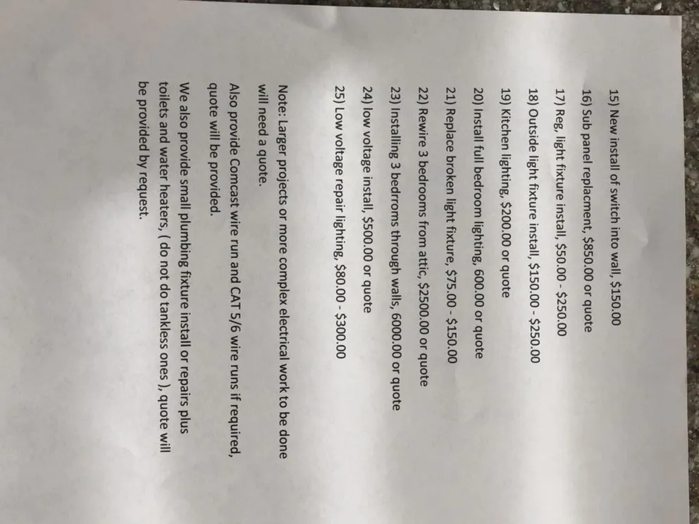 Professional electrician providing panel upgrade in , 