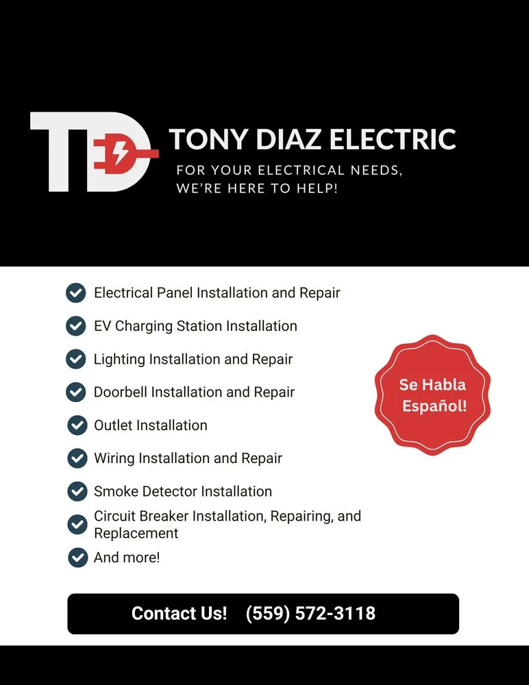 Slide of Tony Diaz Electric
