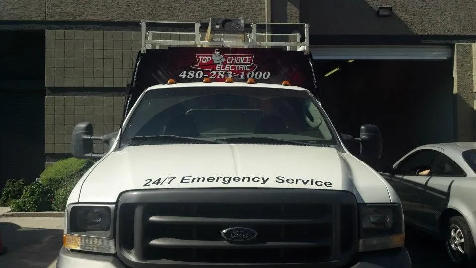 Slide of Top Choice Electric