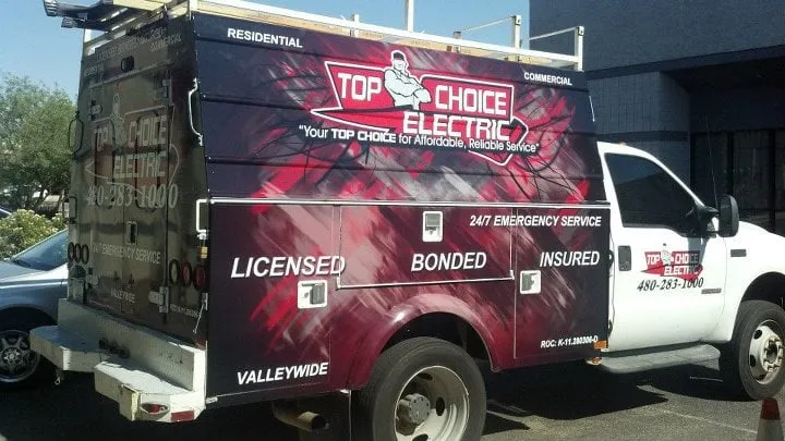 Slide of Top Choice Electric