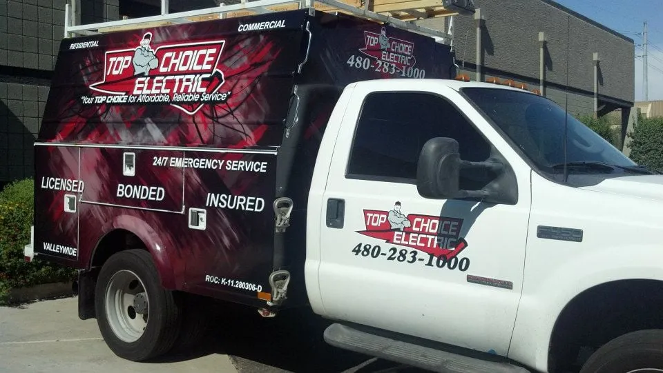 Slide of Top Choice Electric