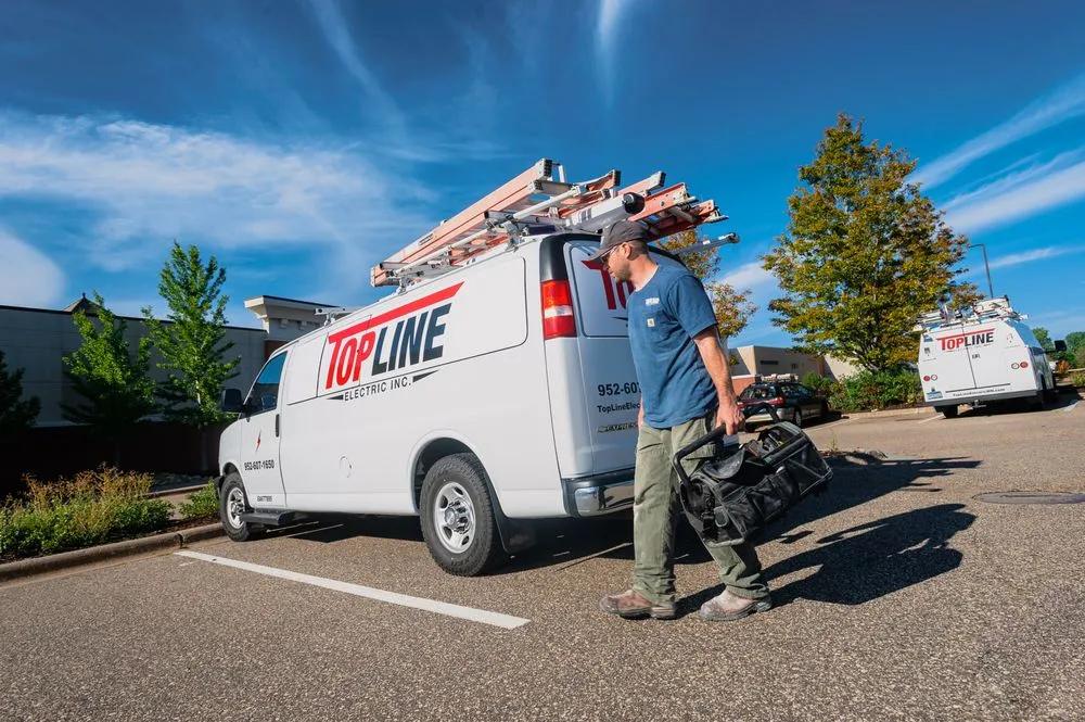 Slide of Top Line Electric