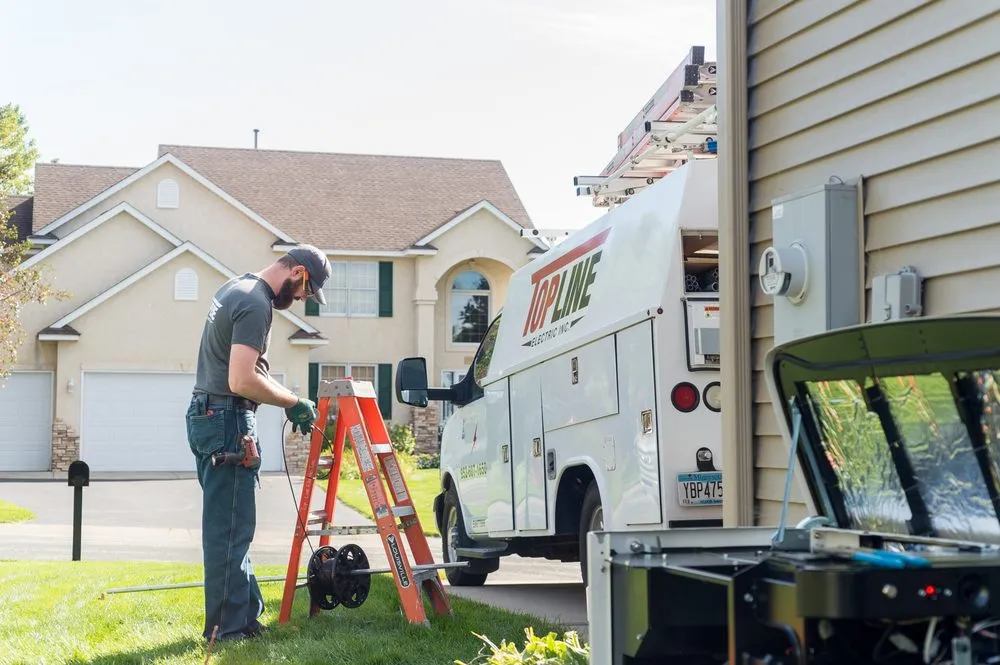 Slide of Top Line Electric