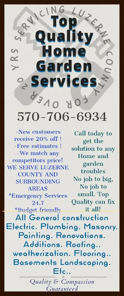 Professional lighting installation service in Wilkes-Barre, PA - Top Quality Home Garden Services