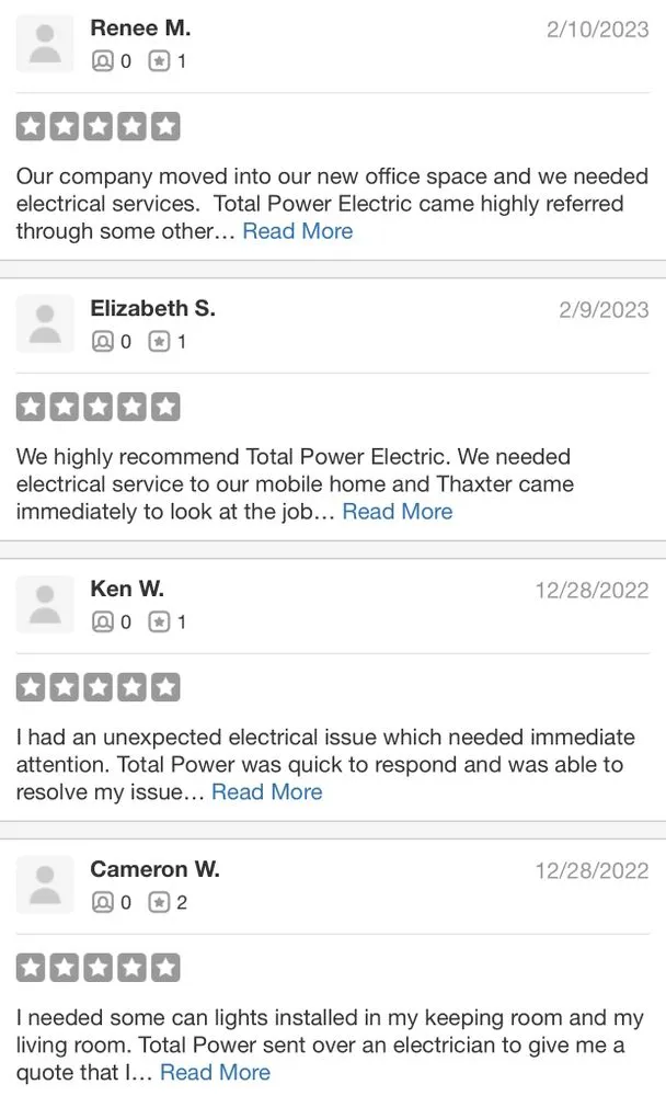 Slide of Total Power Electric