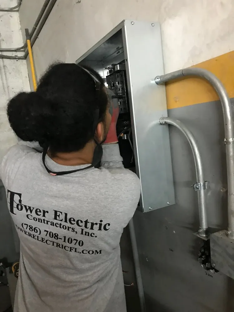 Slide of Tower Electric Contractors inc