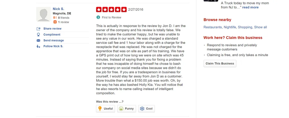 Slide of Towles Electric