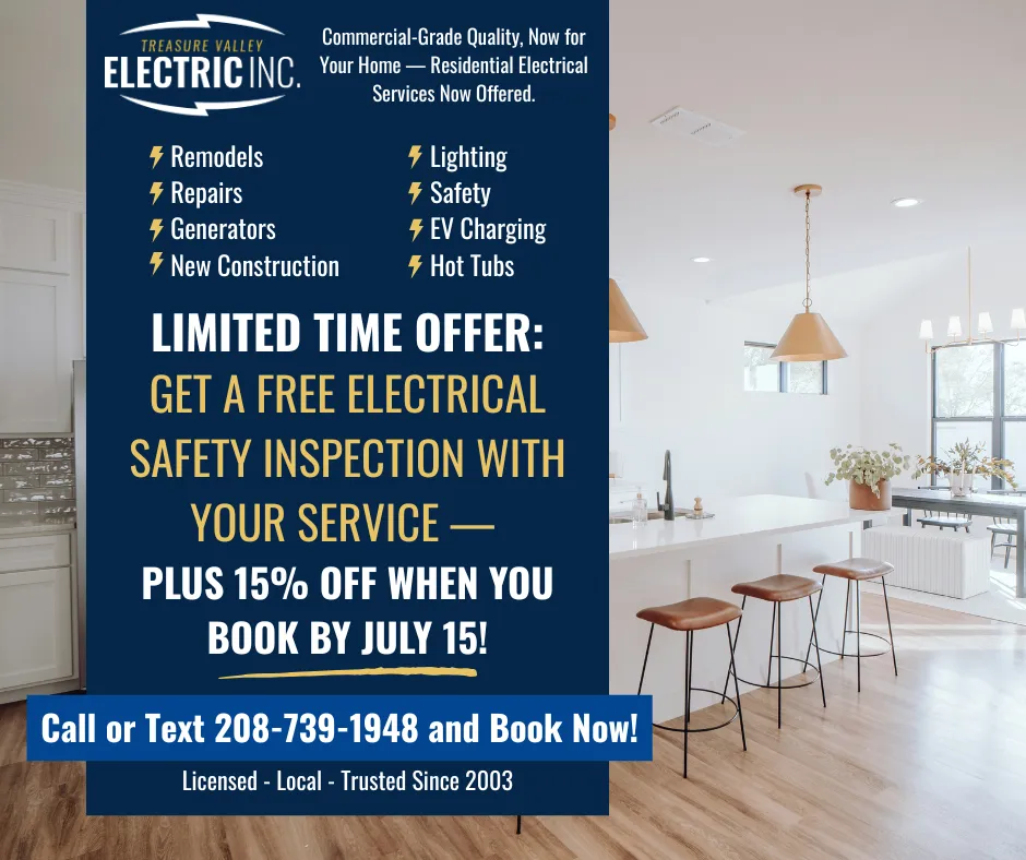 Slide of Treasure Valley Electric