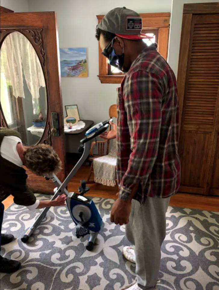 Slide of Tre's Helping Hand