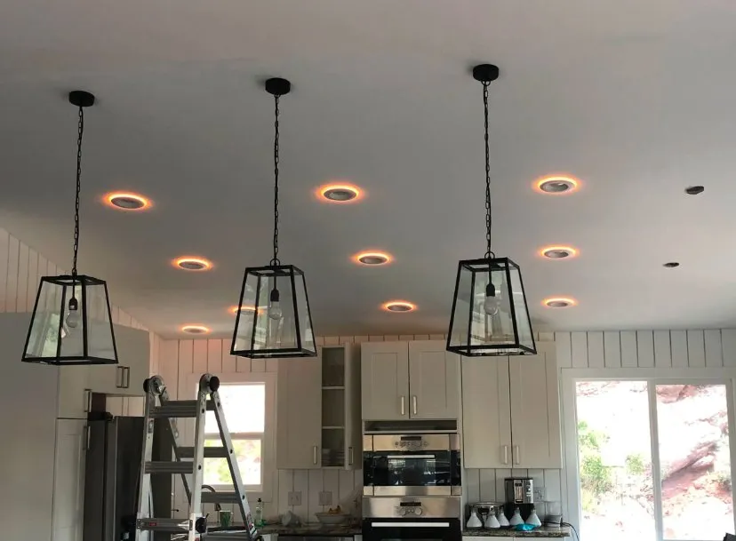 Emergency electrician providing lighting installation in Bailey, CO - Tri Peaks Electric Service