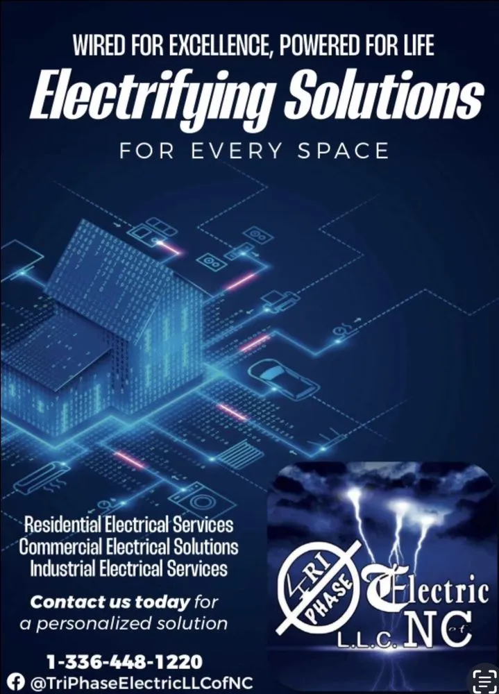 Certified outlet and switch repair in Winston-Salem, NC by Tri Phase Electric