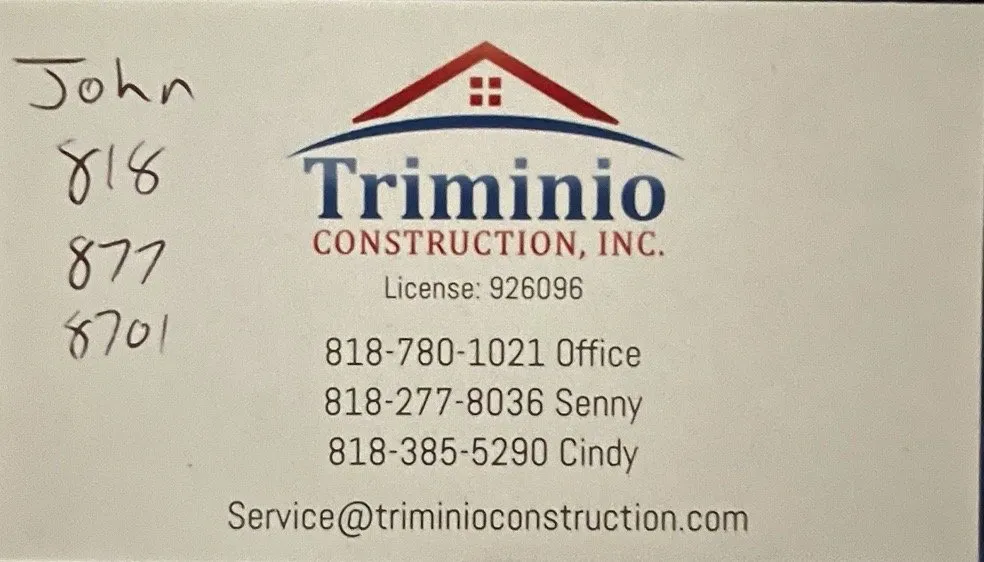 Slide of Triminio Construction