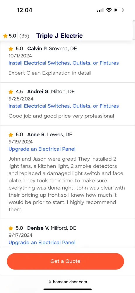 Slide of Triple J Electric