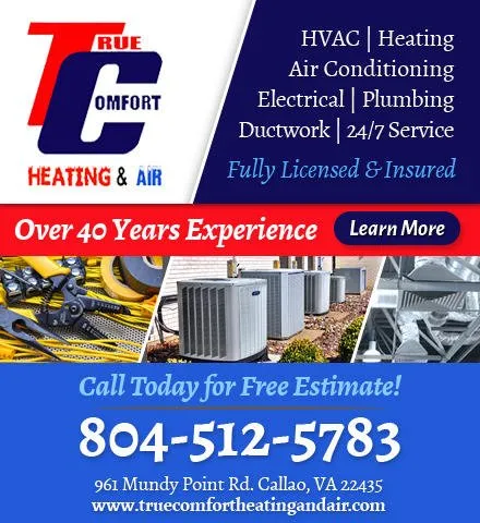 Expert electrician providing lighting installation in Callao, VA - True Comfort Heating and Air