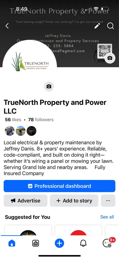 Slide of True North Property & Power