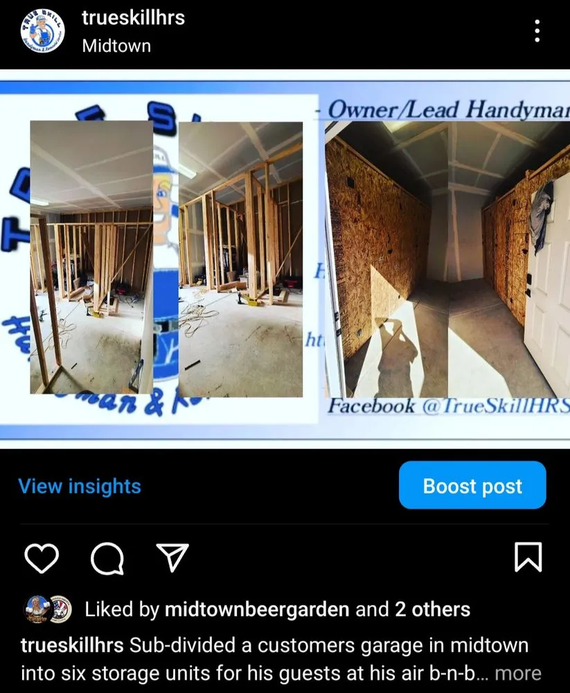 Slide of True Skill Handyman & Remodel Service