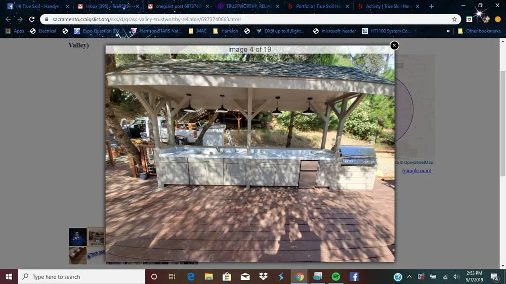 Licensed electrical service for homes in wiring installation, by