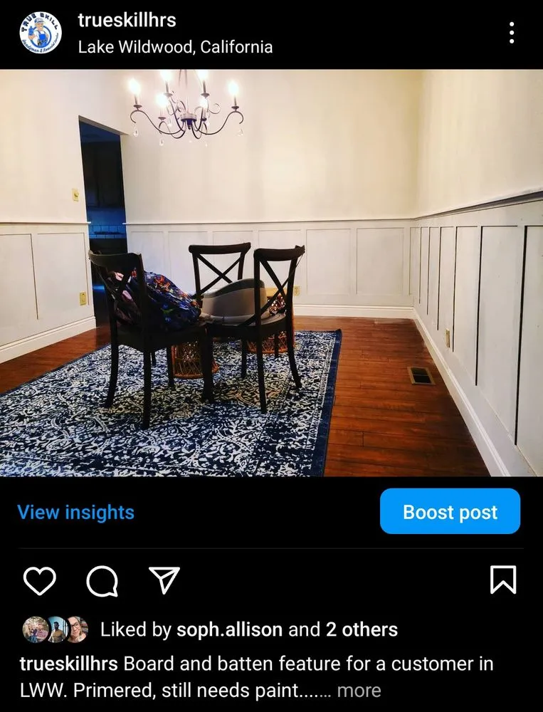 Slide of True Skill Handyman & Remodel Service