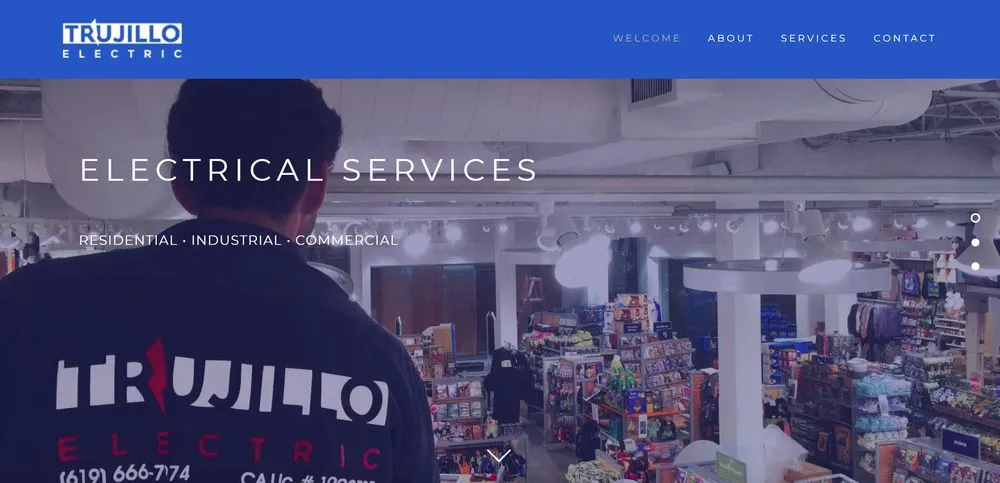 Professional electrician providing wiring installation in Cardiff, CA - Trujillo Electric