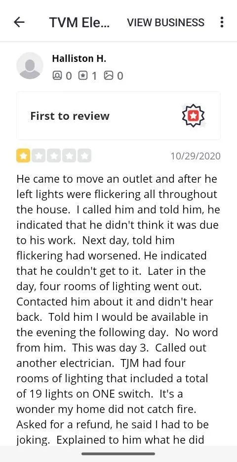 Slide of TVM Electric