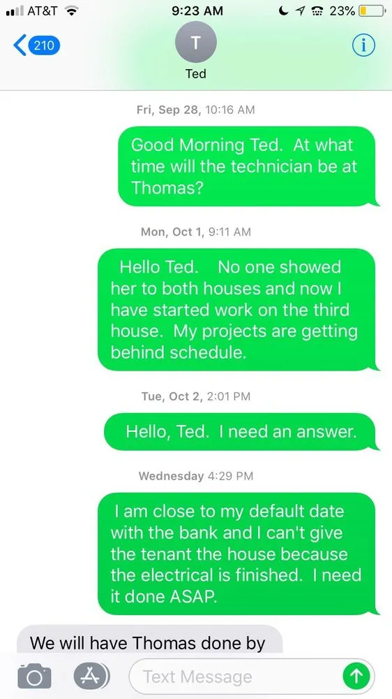 Slide of Twin Cities Electric