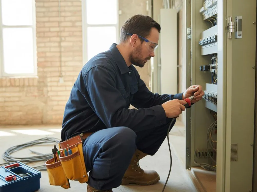 Slide of Tyler Dagwan-Hubert Electrical Services