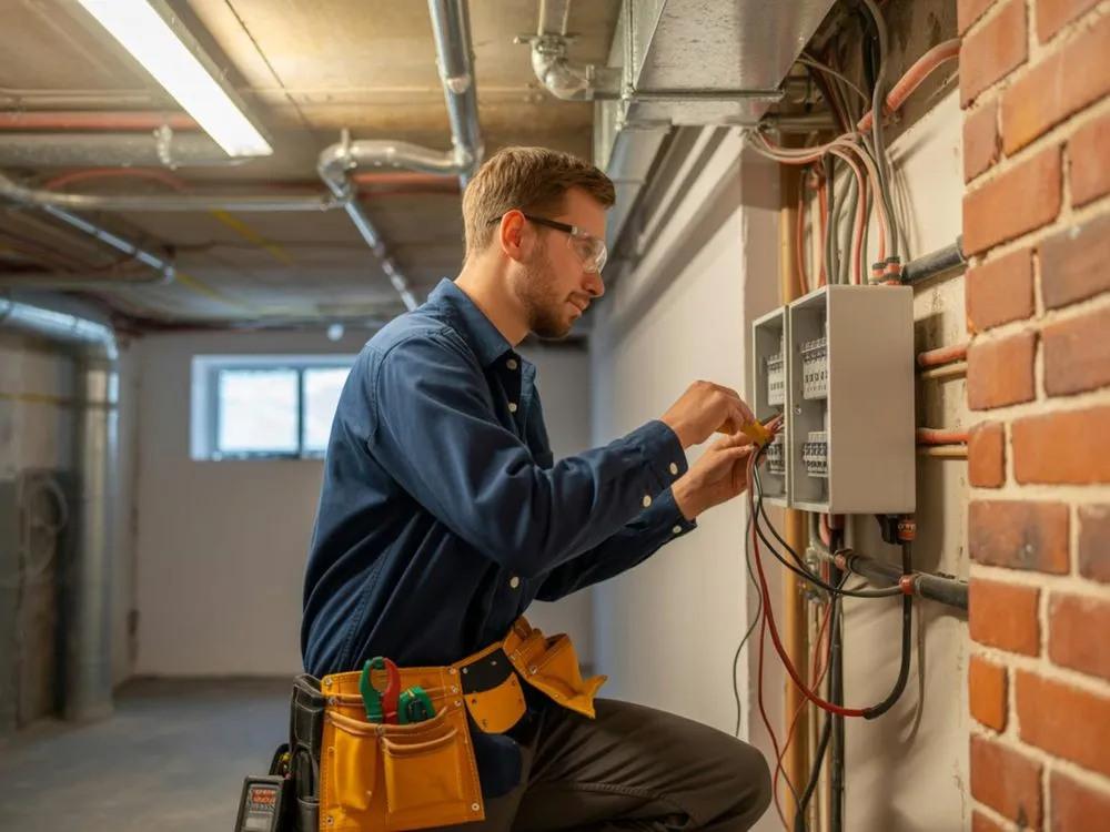 Slide of Tyler Dagwan-Hubert Electrical Services