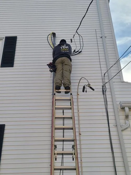 Slide of Tyler Dagwan-Hubert Electrical Services