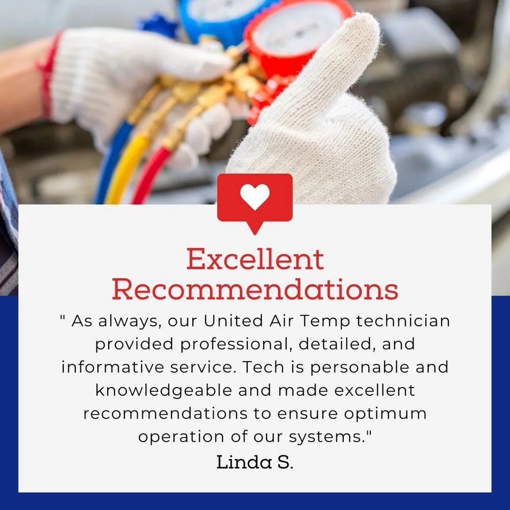 Slide of United Air Temp