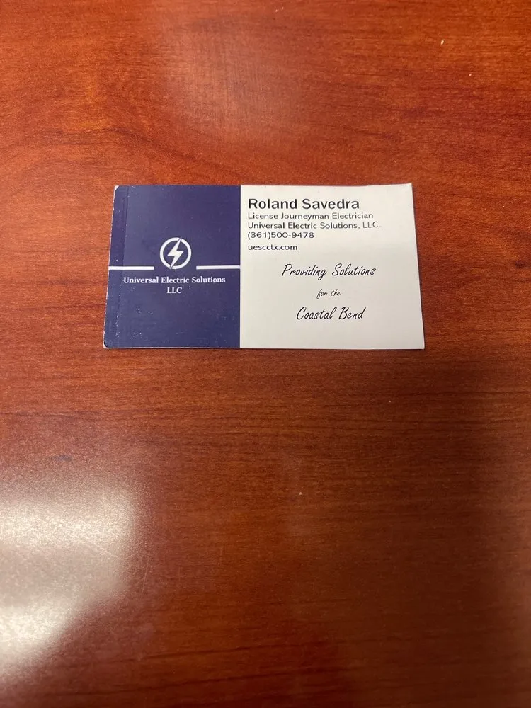 Slide of Universal Electric Solutions