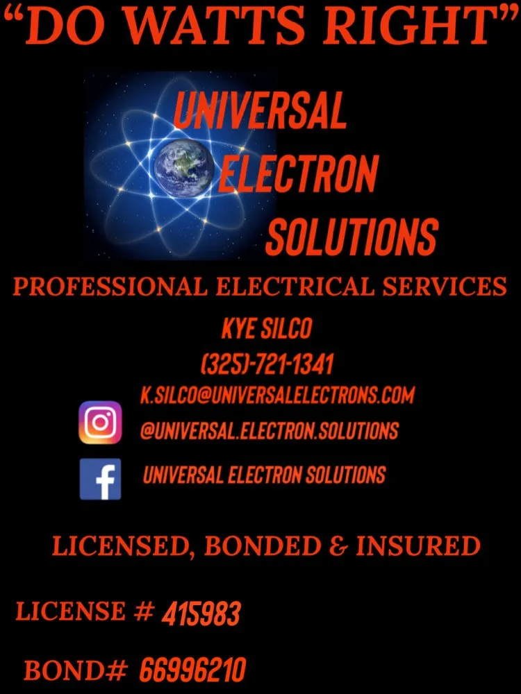 Slide of Universal Electron Solutions