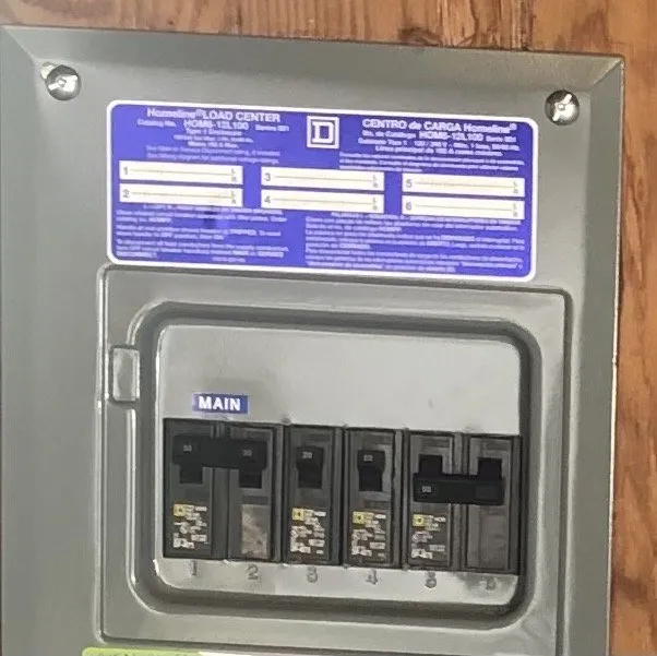 Slide of University place electric