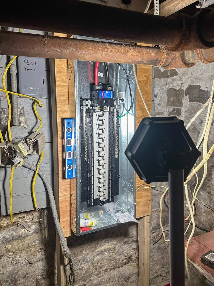 Affordable electrical service for homes in wiring installation,  by 