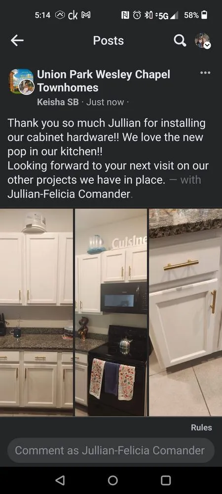 Slide of UP Handyman Services