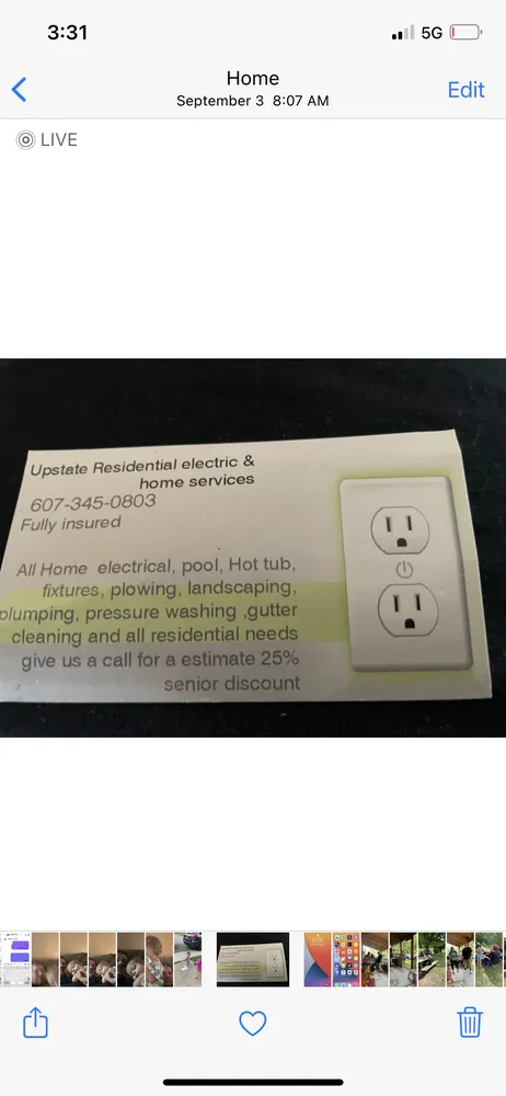 Slide of Upstate Residential Electric