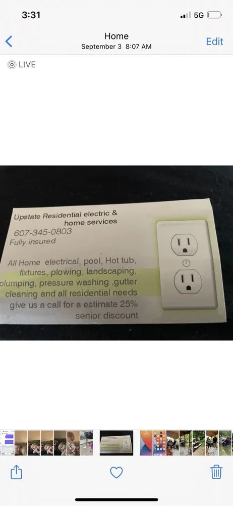 Slide of Upstate Residential Electric