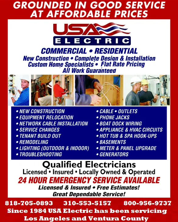 Professional lighting installation service in Tarzana, CA - USA Electric