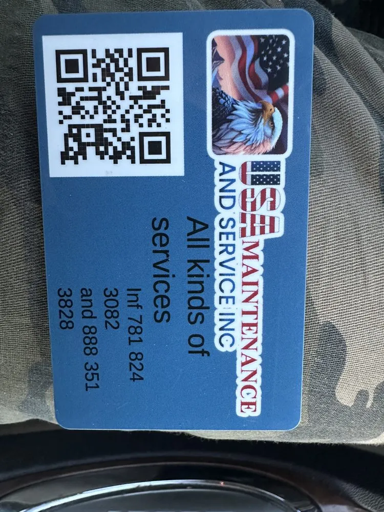 Slide of USA Maintenance and Service