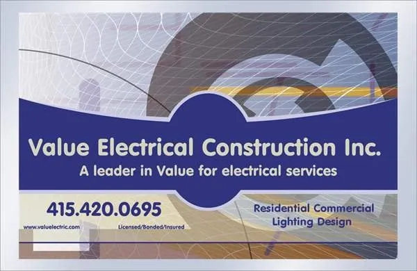 Slide of Value Electrical Construction
