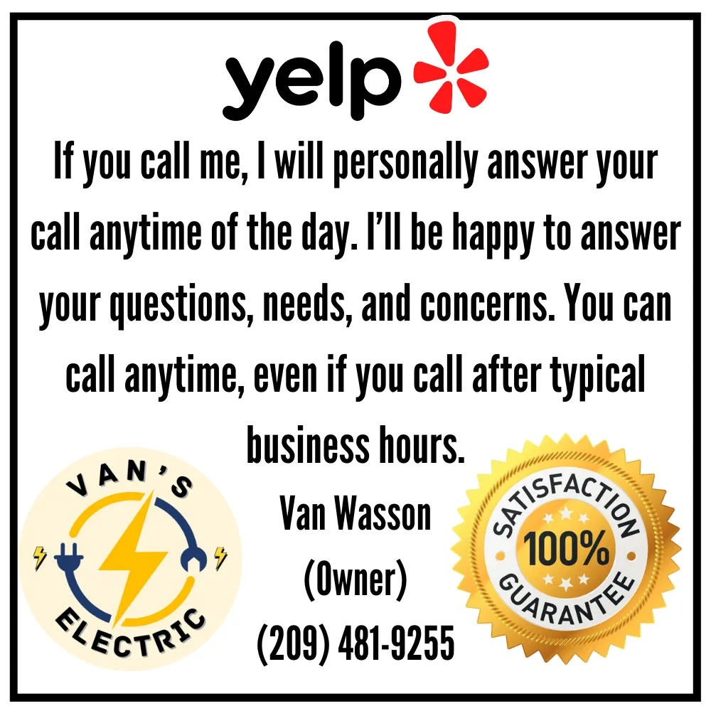 Slide of Van's Electric