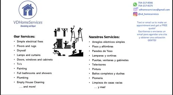 VD Home Services Logo