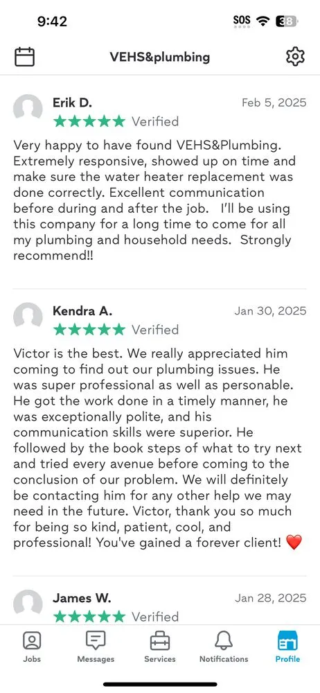 Slide of VEHS Enterprises