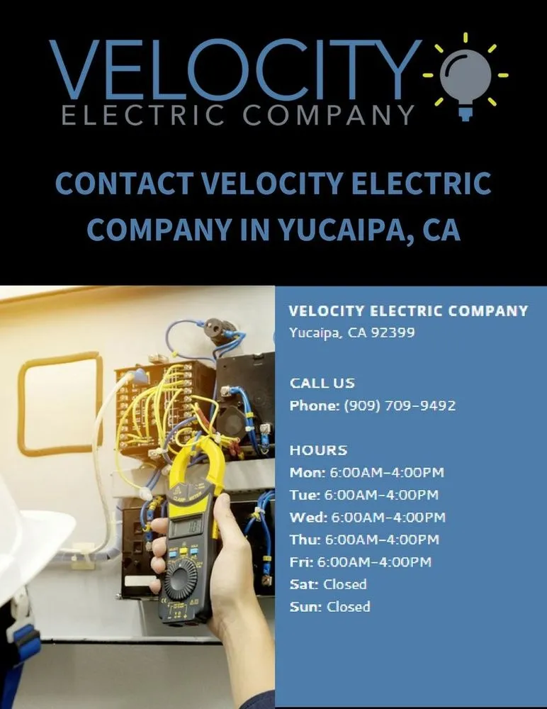 Slide of Velocity Electric Company