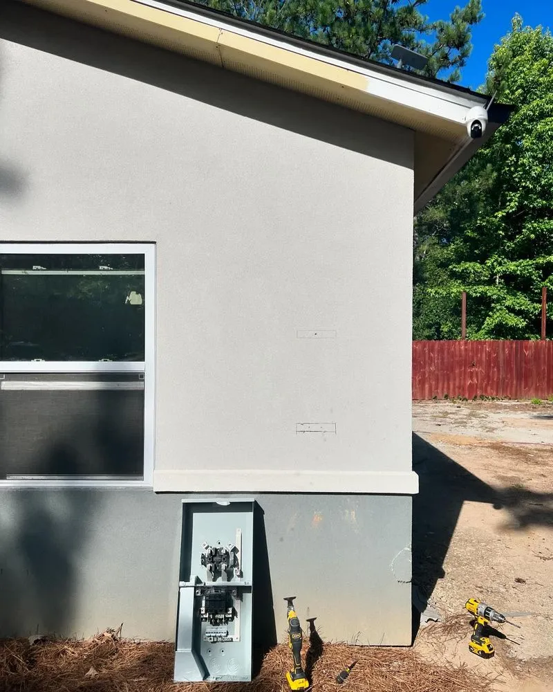 Professional electrical service for homes in panel upgrade, by